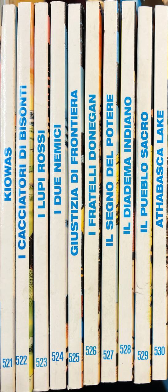 Lotto 10 fumetti Tex (da n^ 521 a 530).