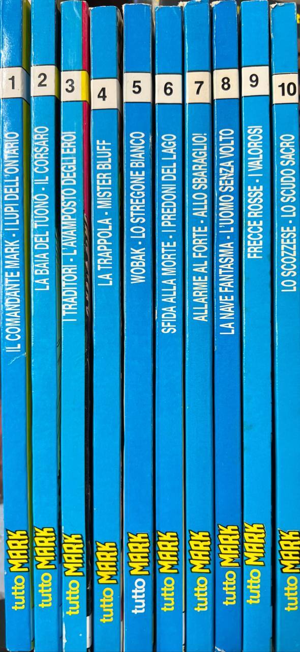 Lotto 10 fumetti Tutto Mark (da n^ 1 a 10).