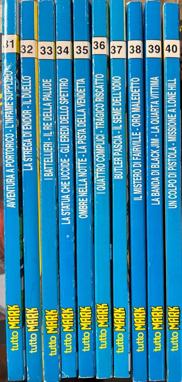 Lotto 10 fumetti Tutto Mark (da n^ 31 a 40).