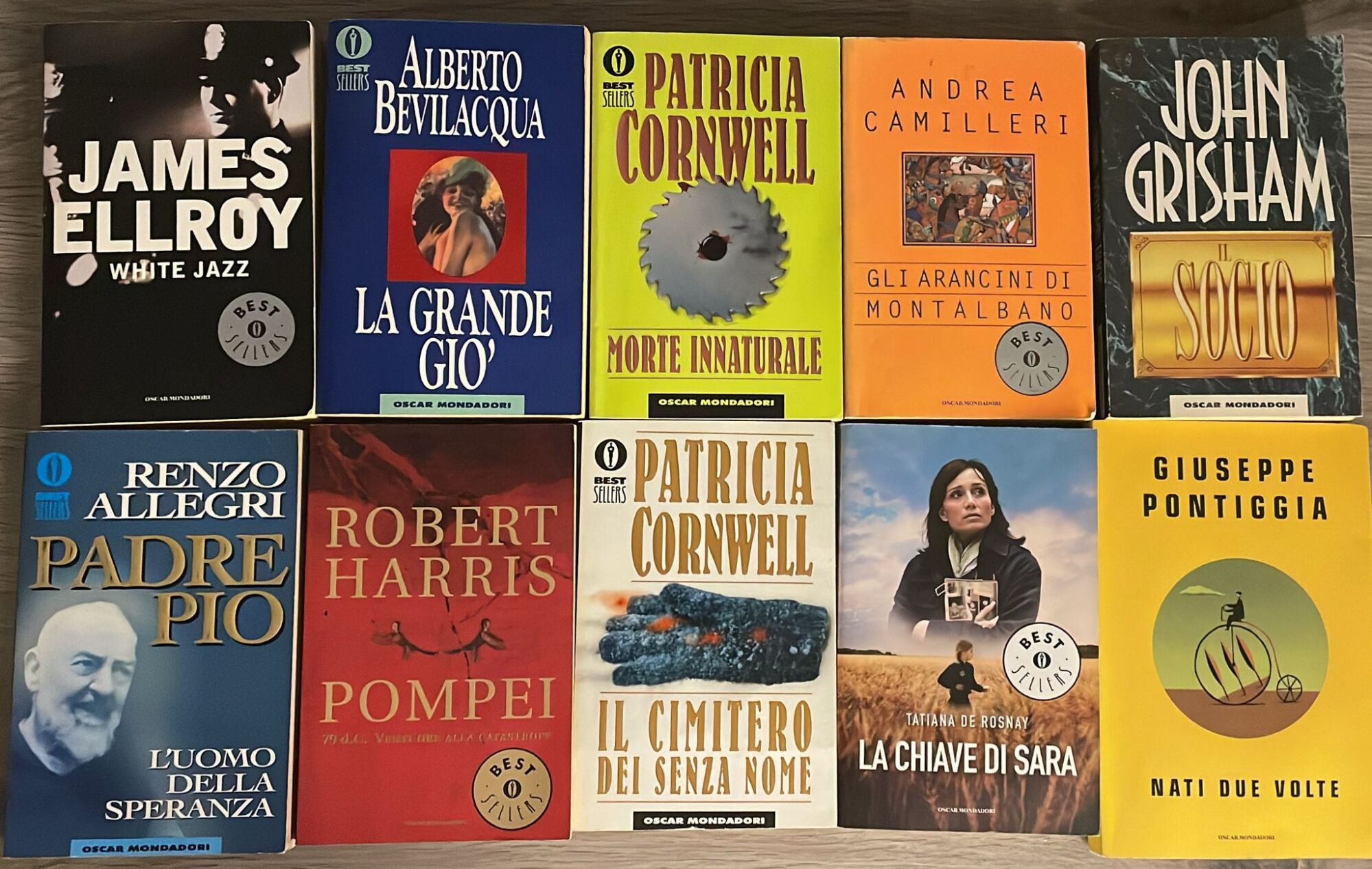 Lotto 10 libri Best Seller Mondadori. Vedi descrizione