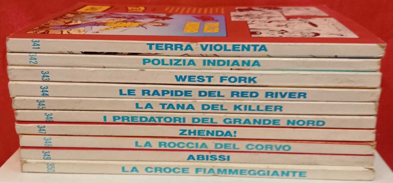 Lotto 10 numeri Tex. Numeri in descrizione.