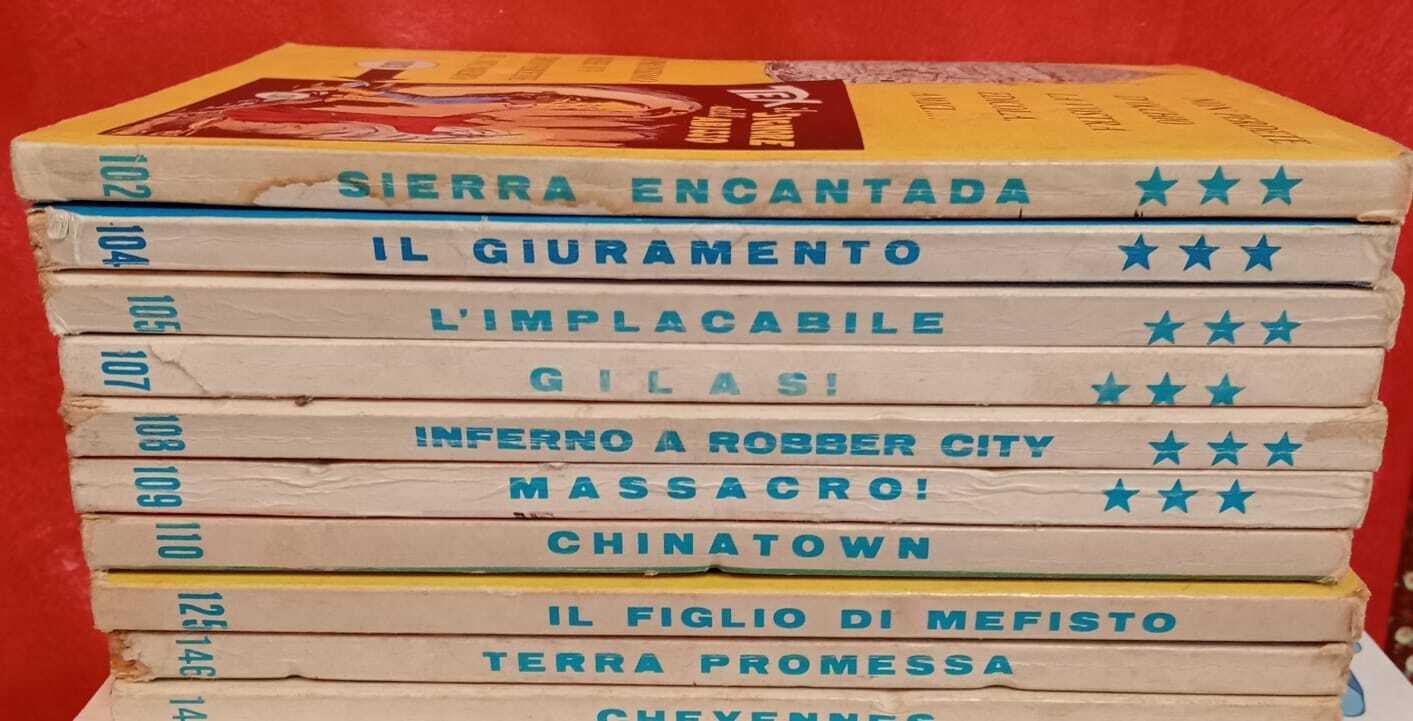 Lotto 10 numeri Tex. Numeri in descrizione.