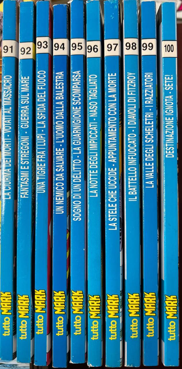 Lotto 10 numeri Tutto Mark (da n^ 91 a 100).