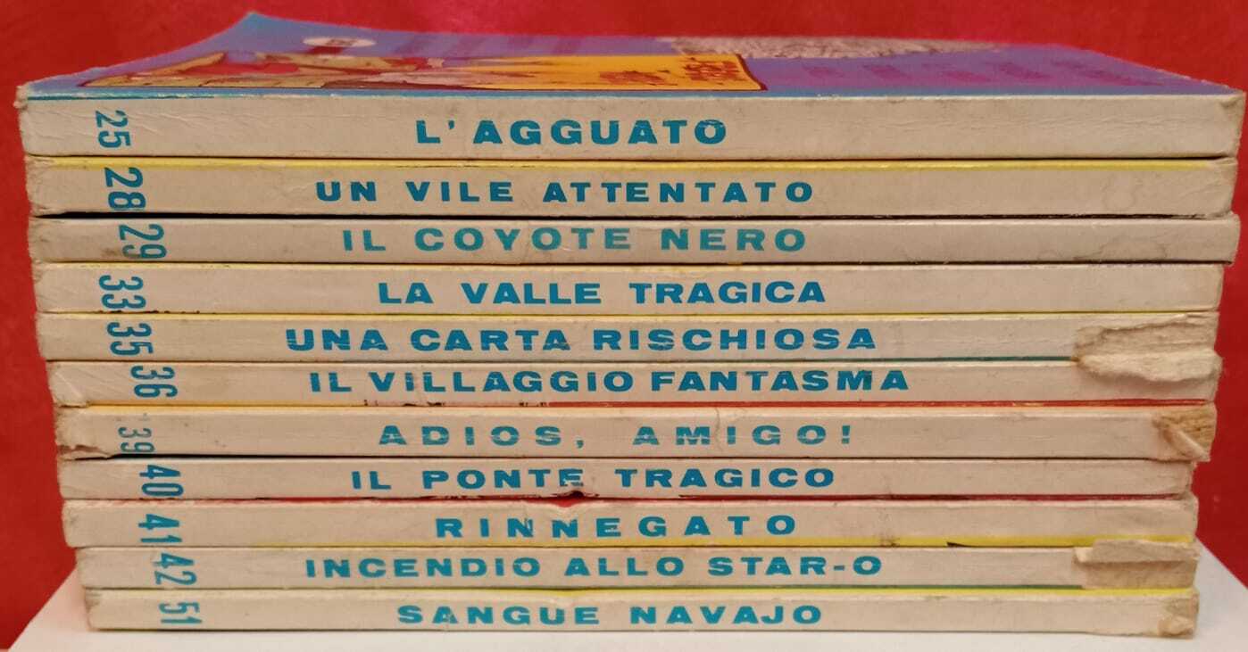 Lotto 11 numeri Tex. Numeri in descrizione.