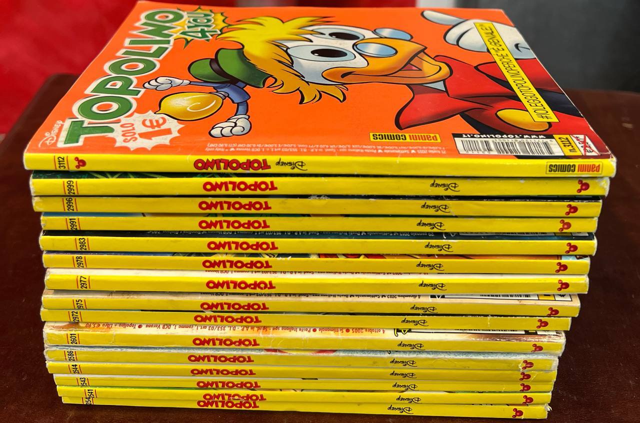 Lotto 15 fumetti Topolino (numeri in descrizione).