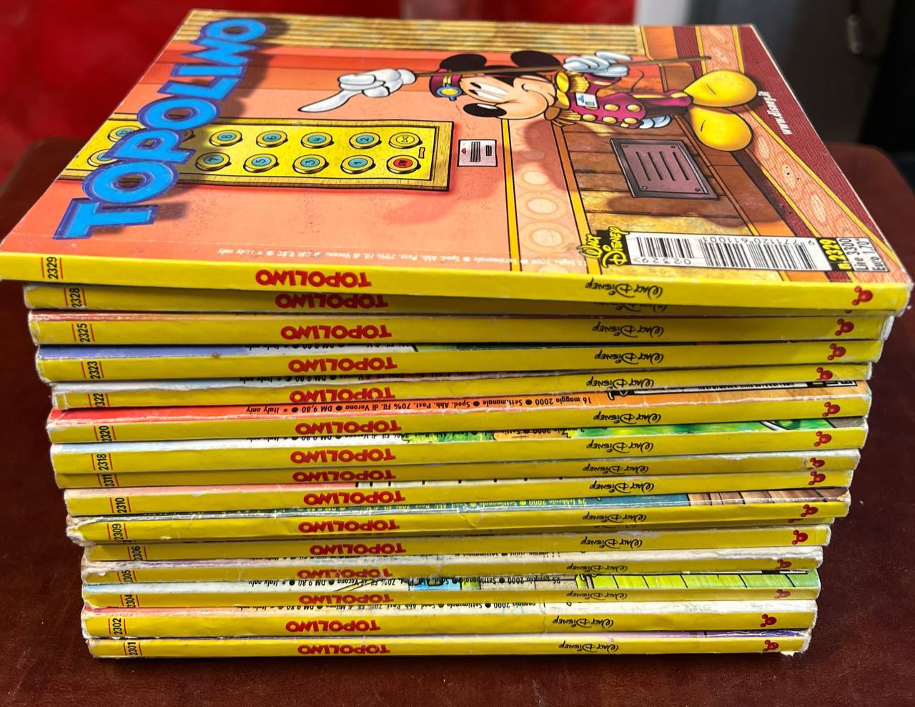 Lotto 17 fumetti Topolino (n^ compresi tra 2300 e 2399 …