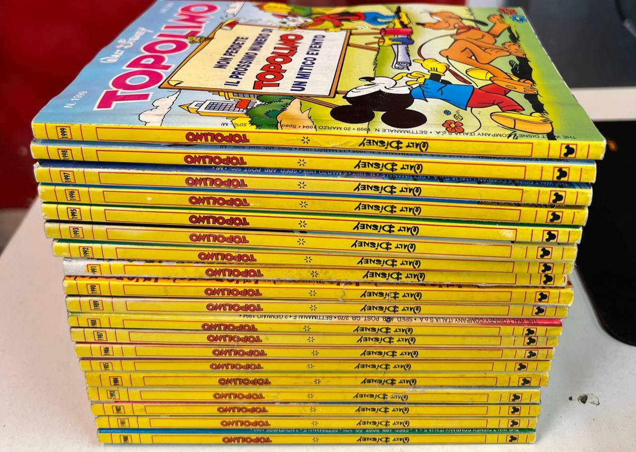 Lotto 19 fumetti Topolino (da n^ 1980 a 1999, escluso …