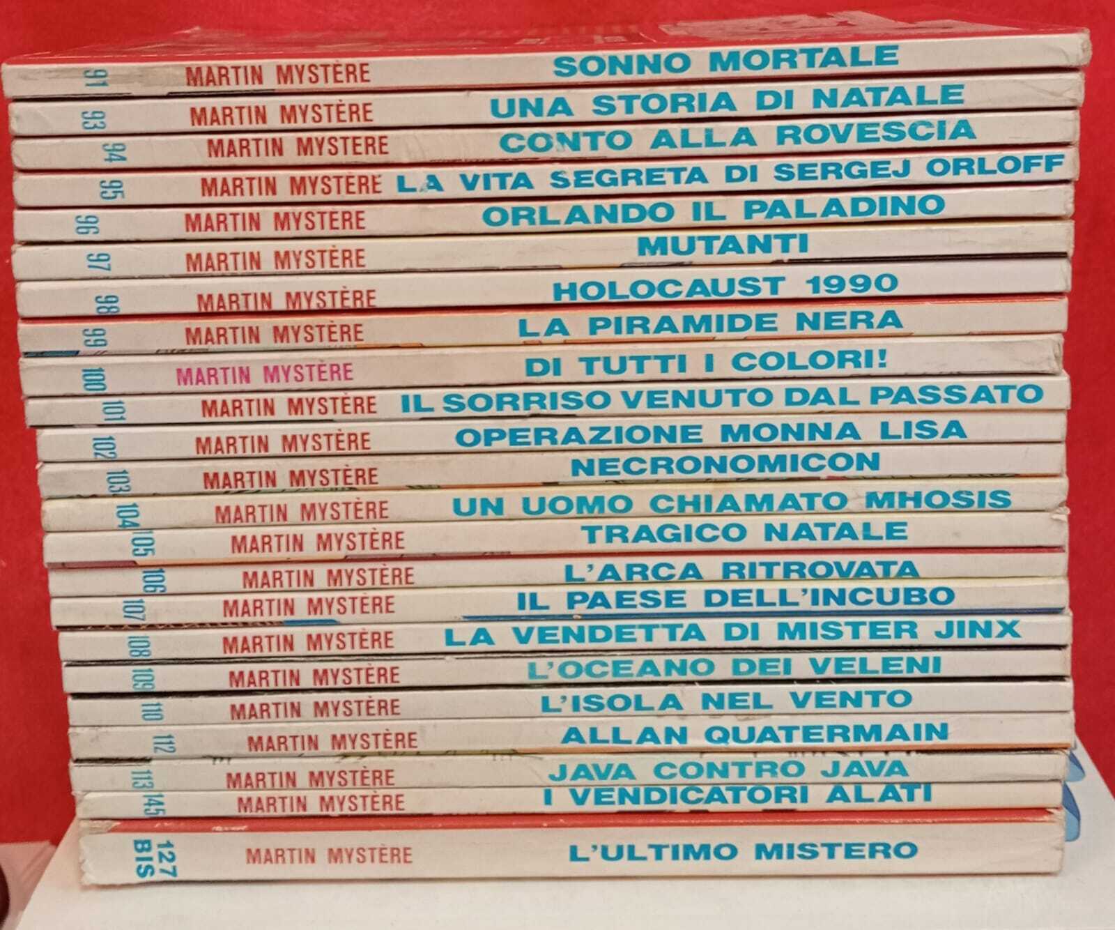 Lotto 23 numeri " I grandi enigmi di Martin Mystère". …