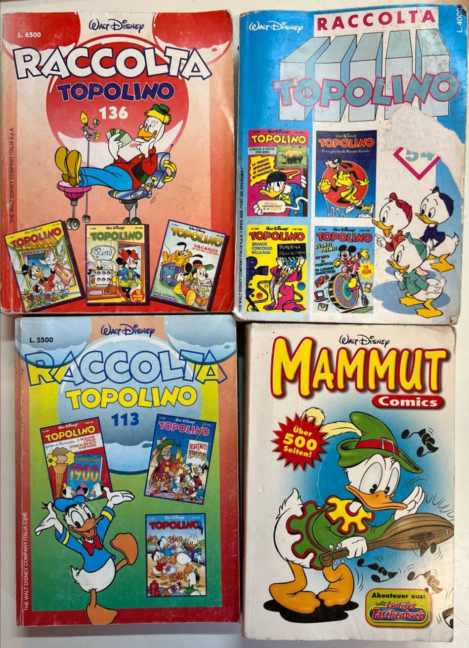 Lotto 3 fumetti Raccolta Topolino (n^ 54-113-136) + Walt Disney …