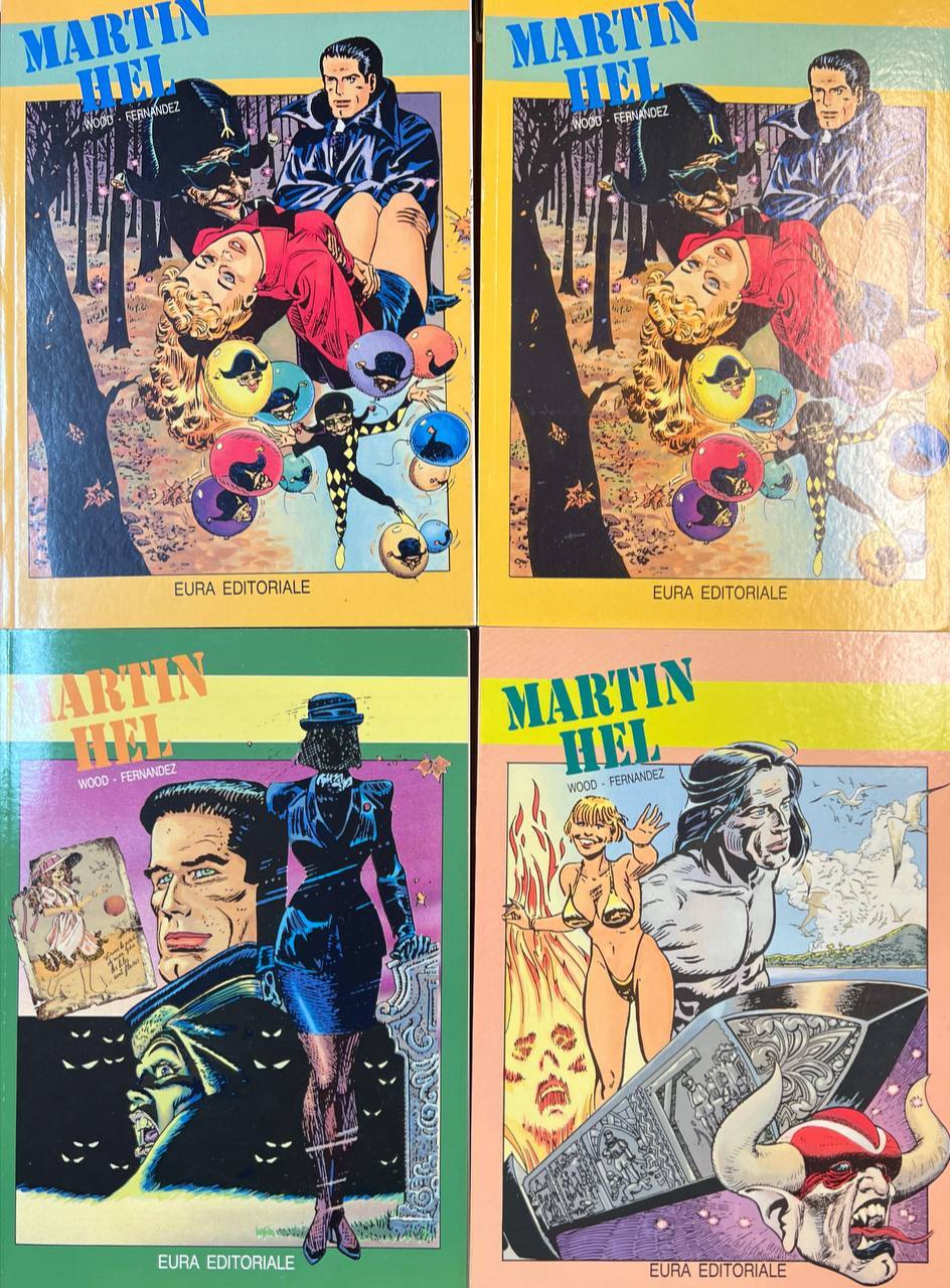 Lotto 4 fumetti Martin Hel (Supplementi Lanciostory n^ 7-34 e …