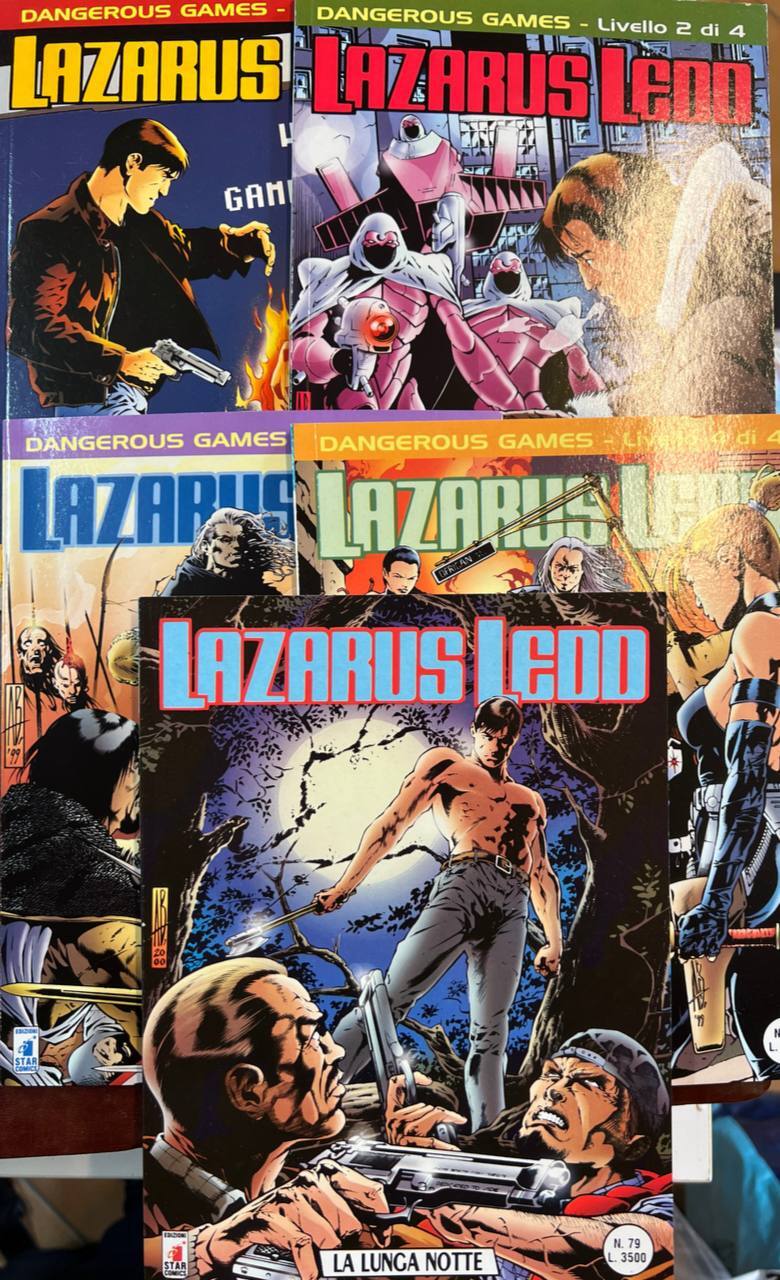 Lotto 5 fumetti Lazarus Ledd (da n^ 75 a 79).