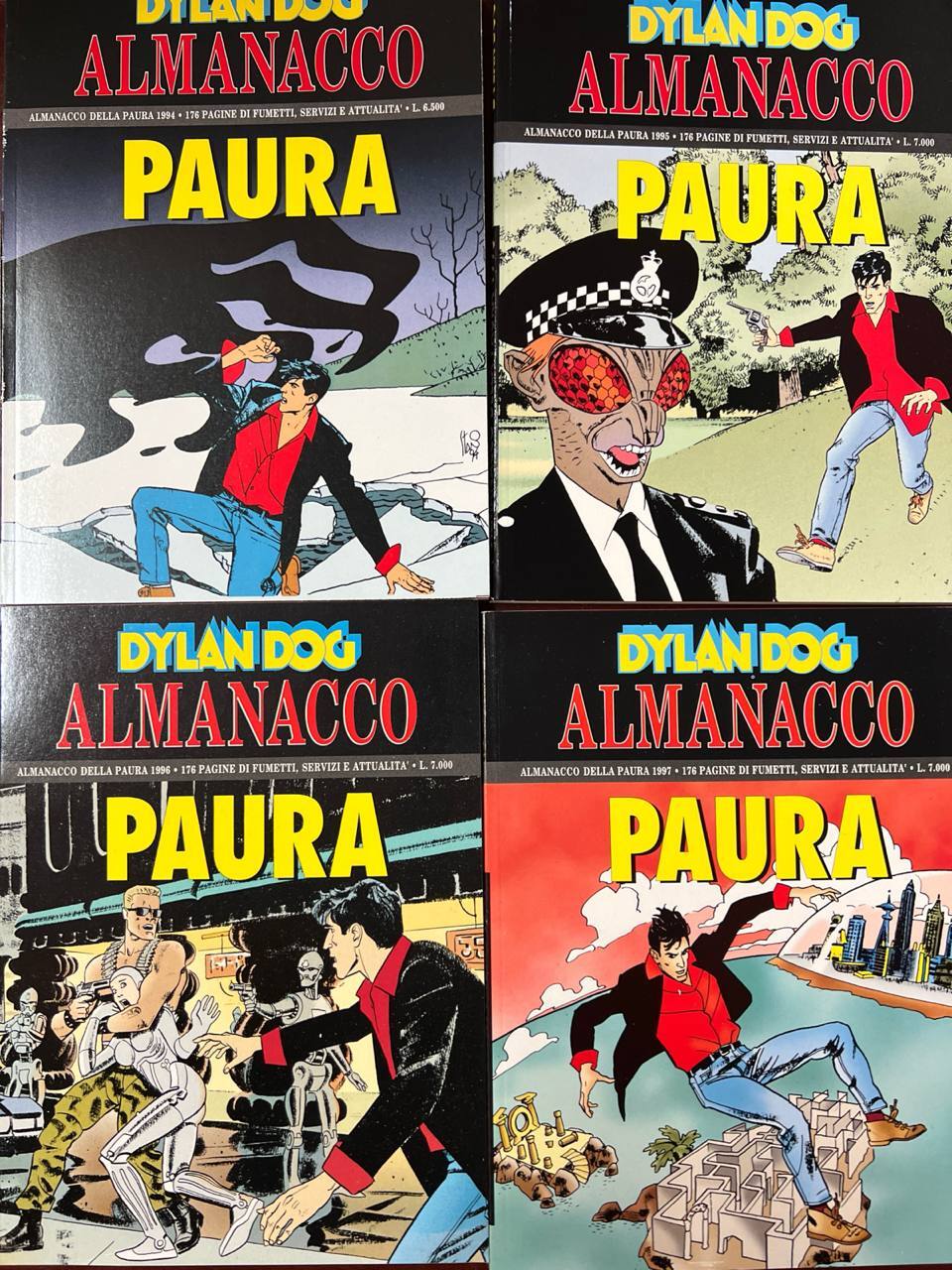 Lotto "Almanacco della paura" (anni 1994-1995-1996-1997).