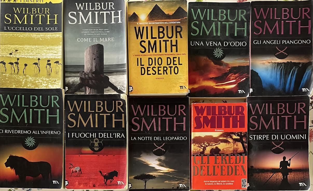 Lotto di 10 romanzi dell'autore Wilbur Smith in edizione Tea. …