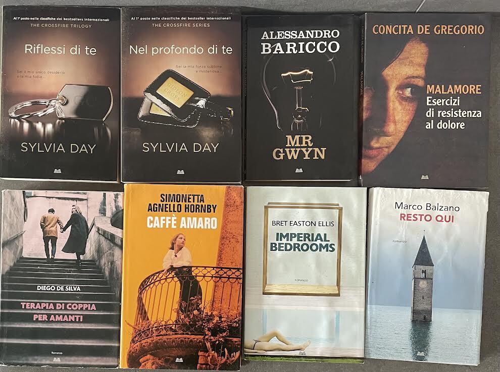 Lotto di 8 romanzi italiani e stranieri dell'editore Mondadori/Mondolibri. Vedi …