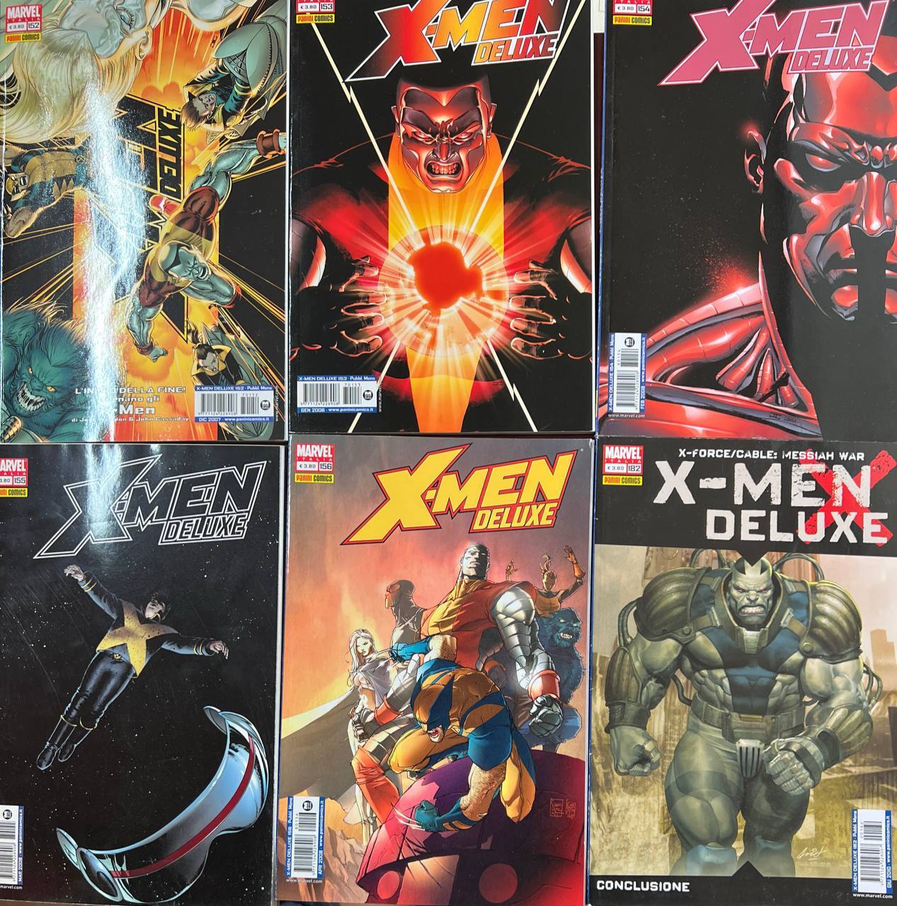 Lotto vari numeri "X-Men Deluxe" (da n^ 152 a 156+182).