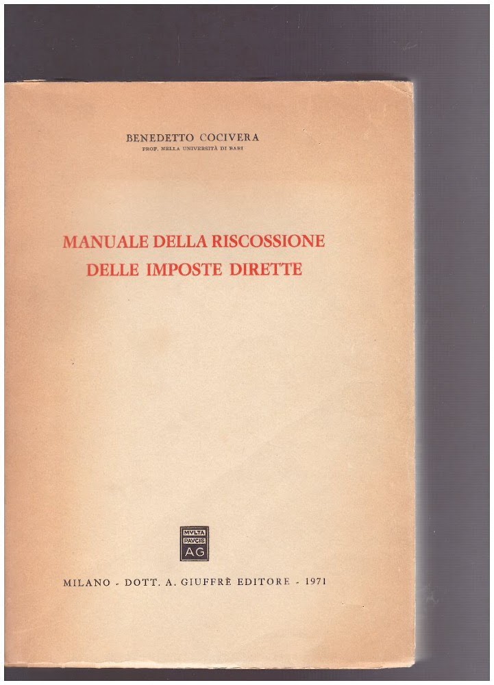 Manuale della riscossione delle imposte dirette