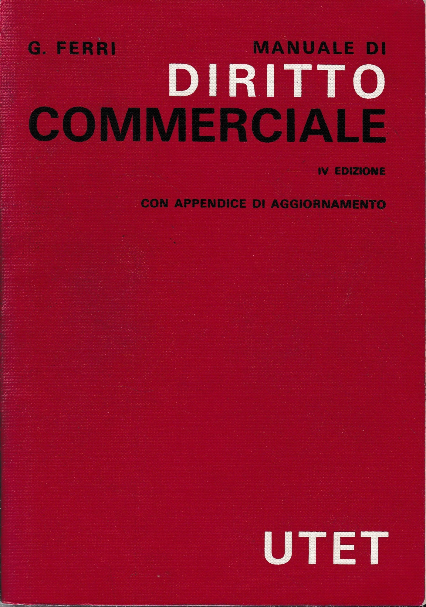 Manuale di diritto commerciale