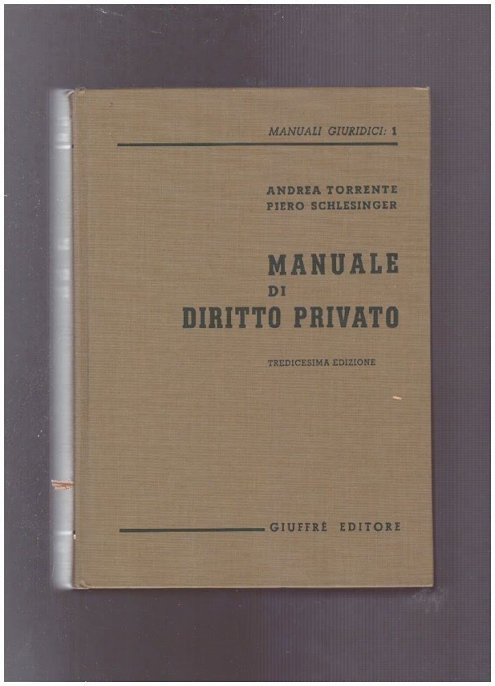 Manuale di Diritto Privato