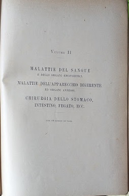 Manuale di madicinapratica, vol. II: Malattie del Sangue e degli …