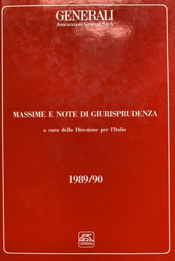 Massime e note di giurisprudenza