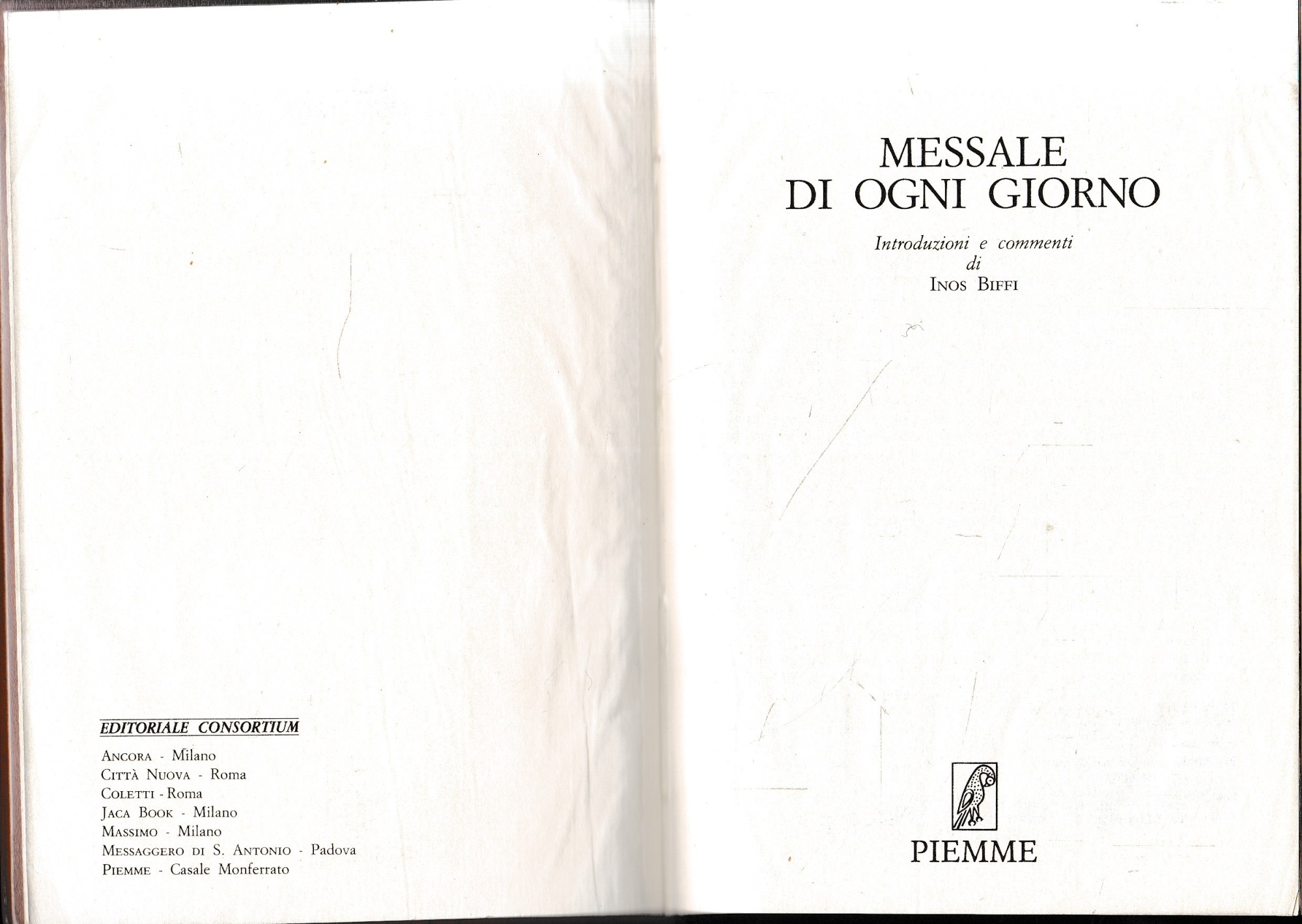 Messale di ogni giorno.