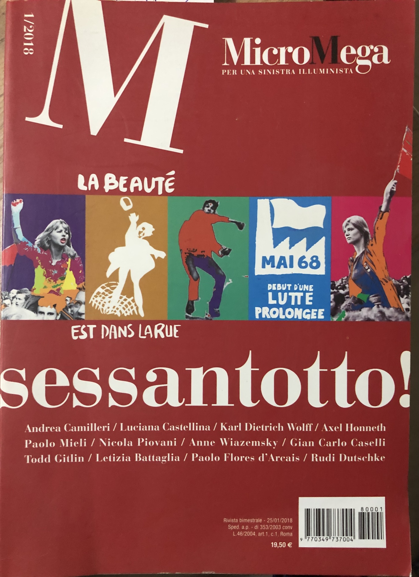 MicroMega. Sessantotto! Per una sinistra illuminista.