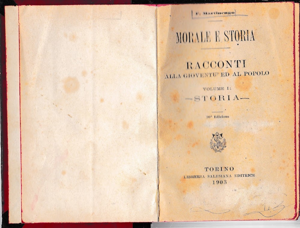 Morale e storia. Racconti alla gioventù ed al popolo. Vol. …