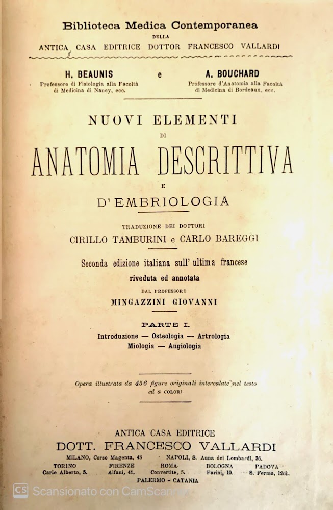 Nuovi elementi di anatomia descrittiva e d' embriologia