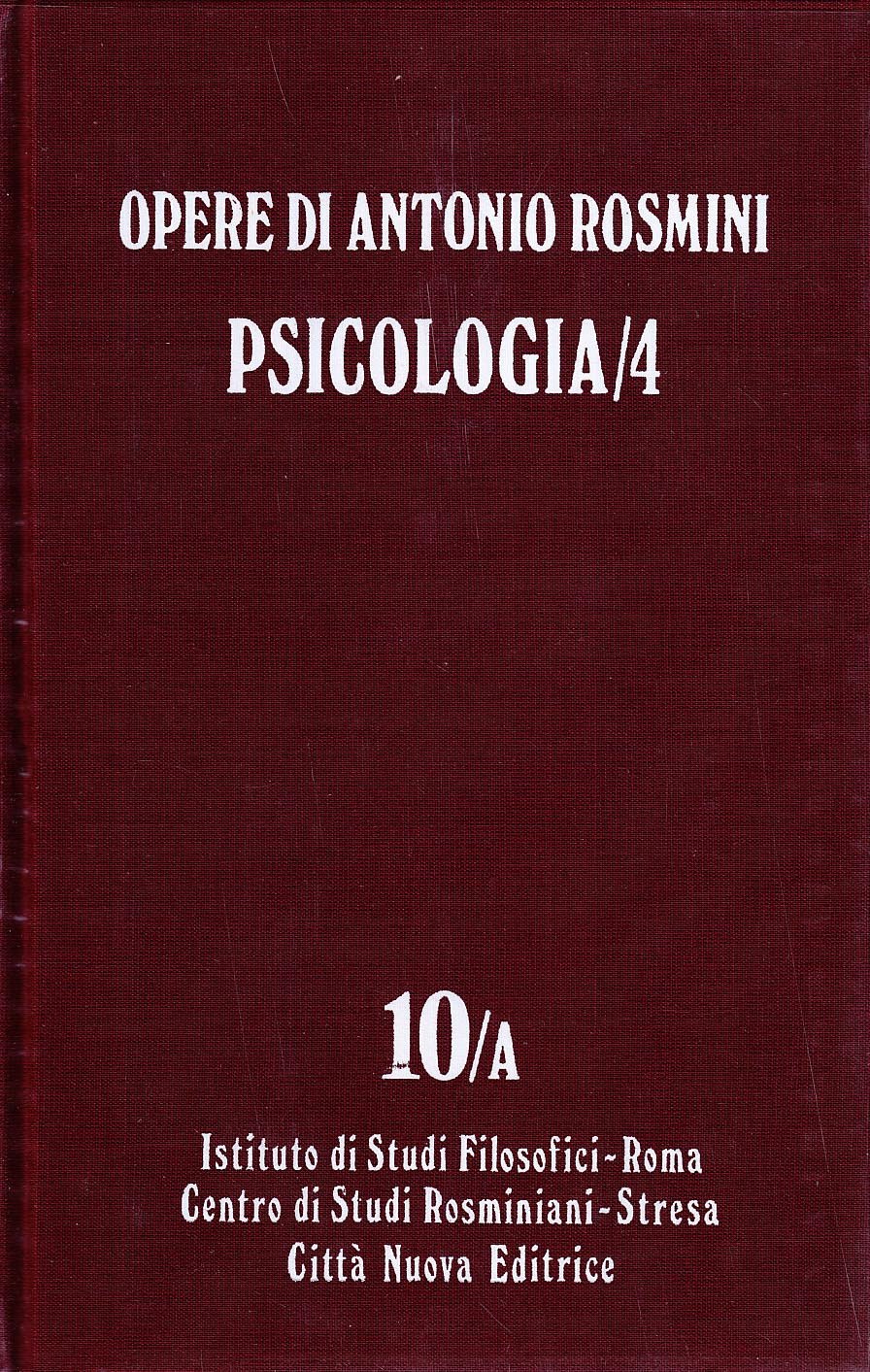 Opere di Antonio Rosmini - Psicologia: Vol. 10