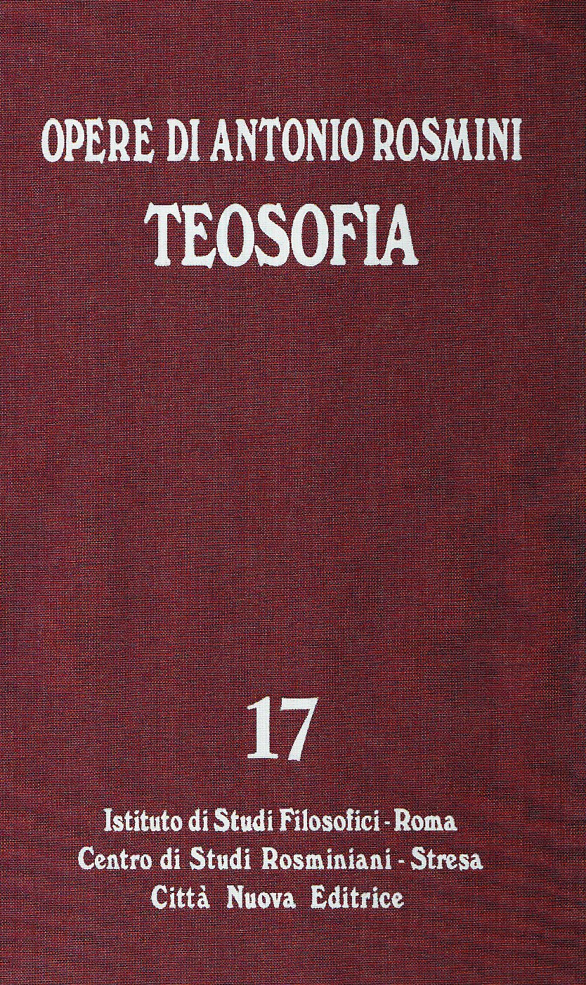 Opere. Teosofia (Vol. 17)