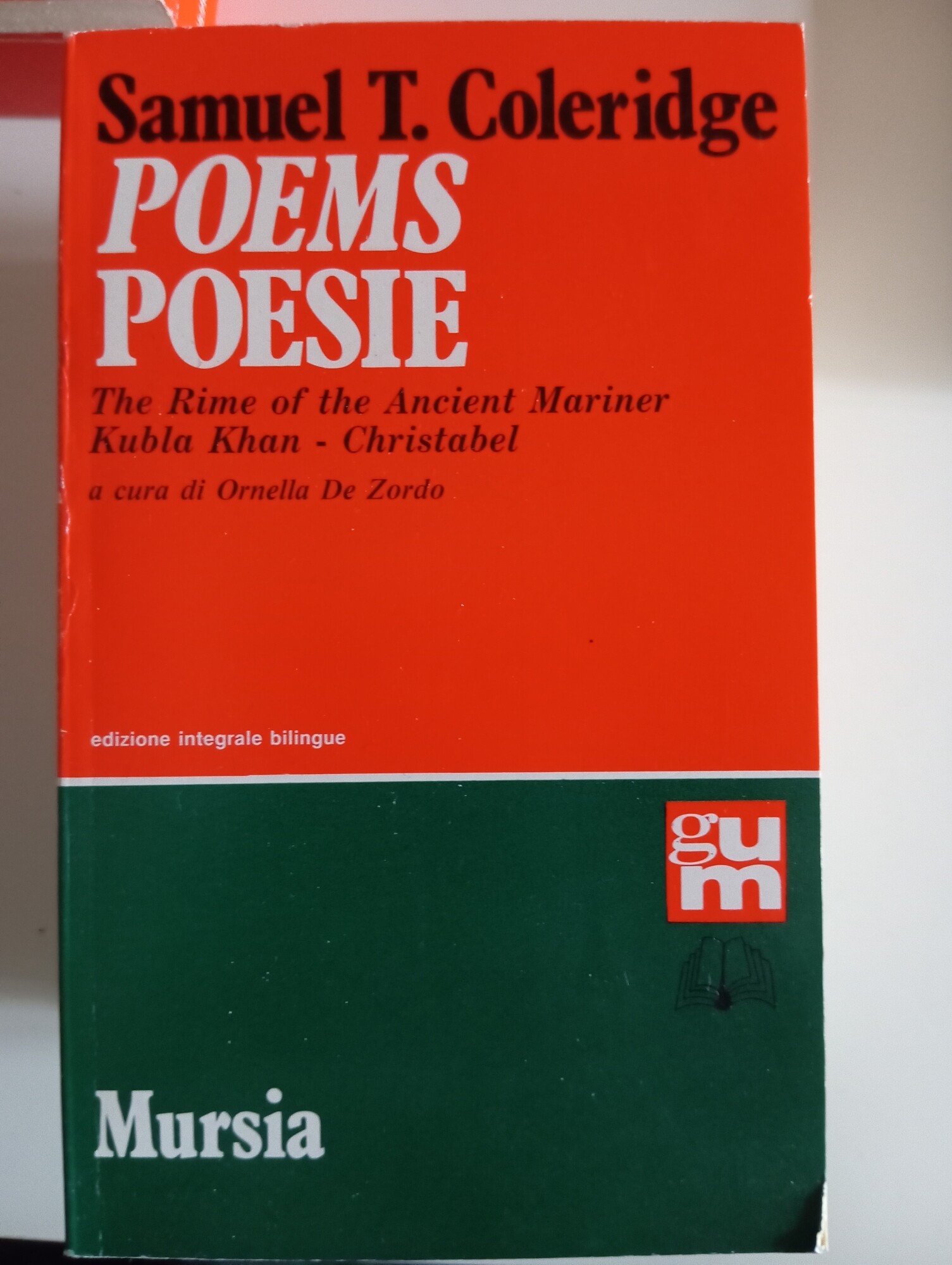 Poems-Poesie. The rime of the ancient mariner-Kubla Khan-Christabel