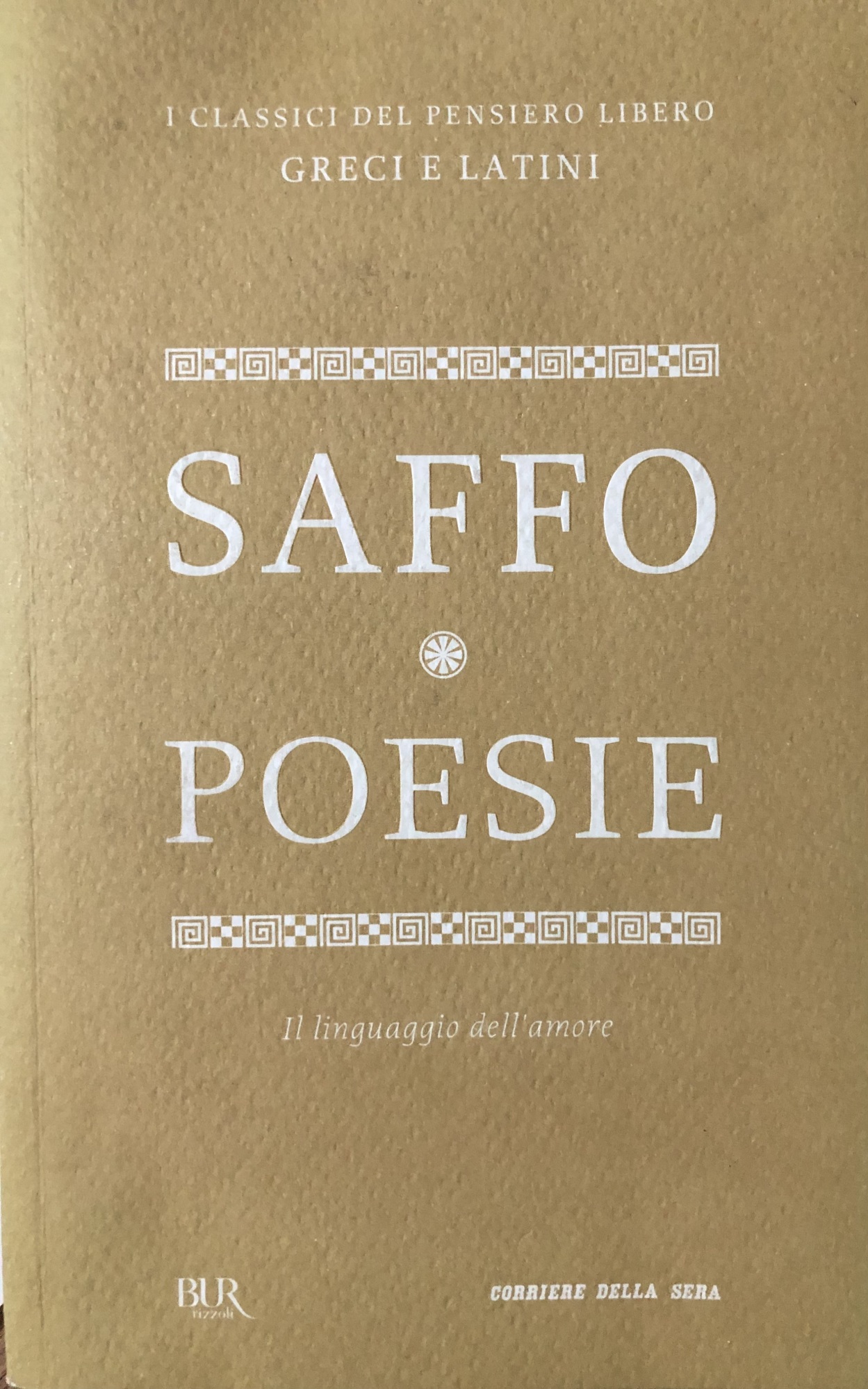 Poesie. Testo greco a fronte