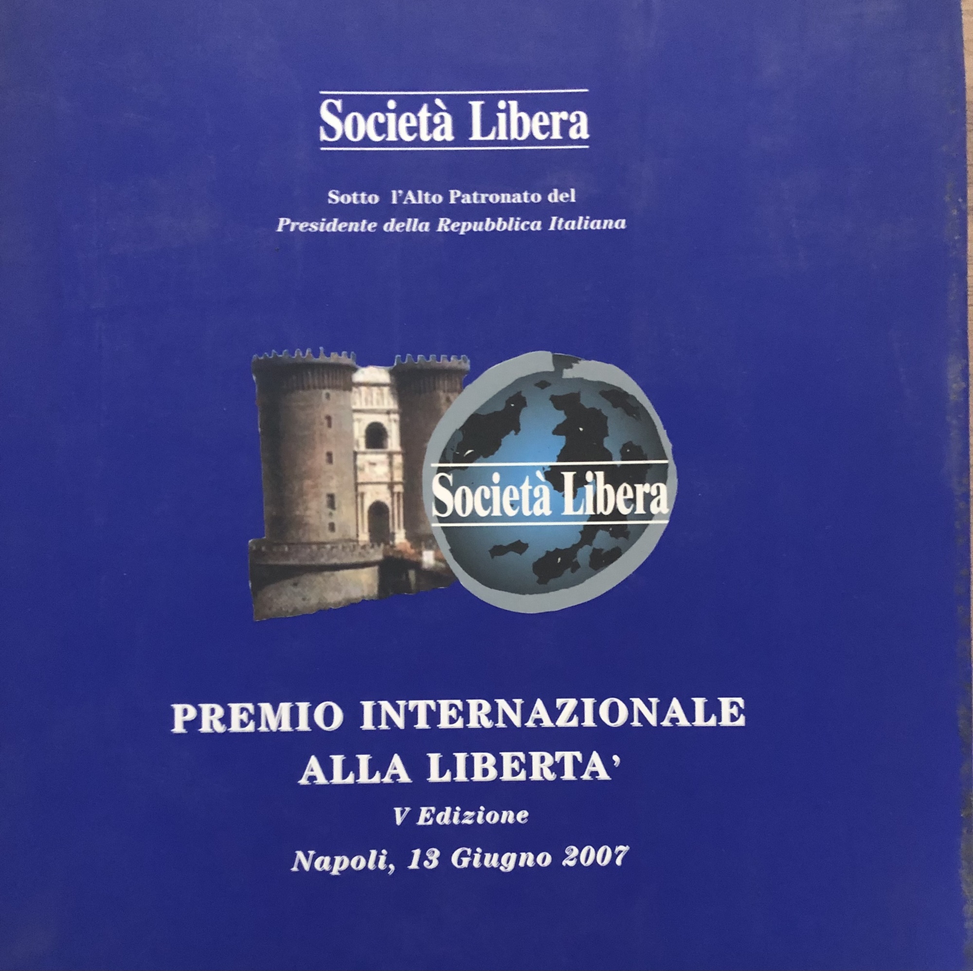 Premio Internazionale alla Libertà V Edizione