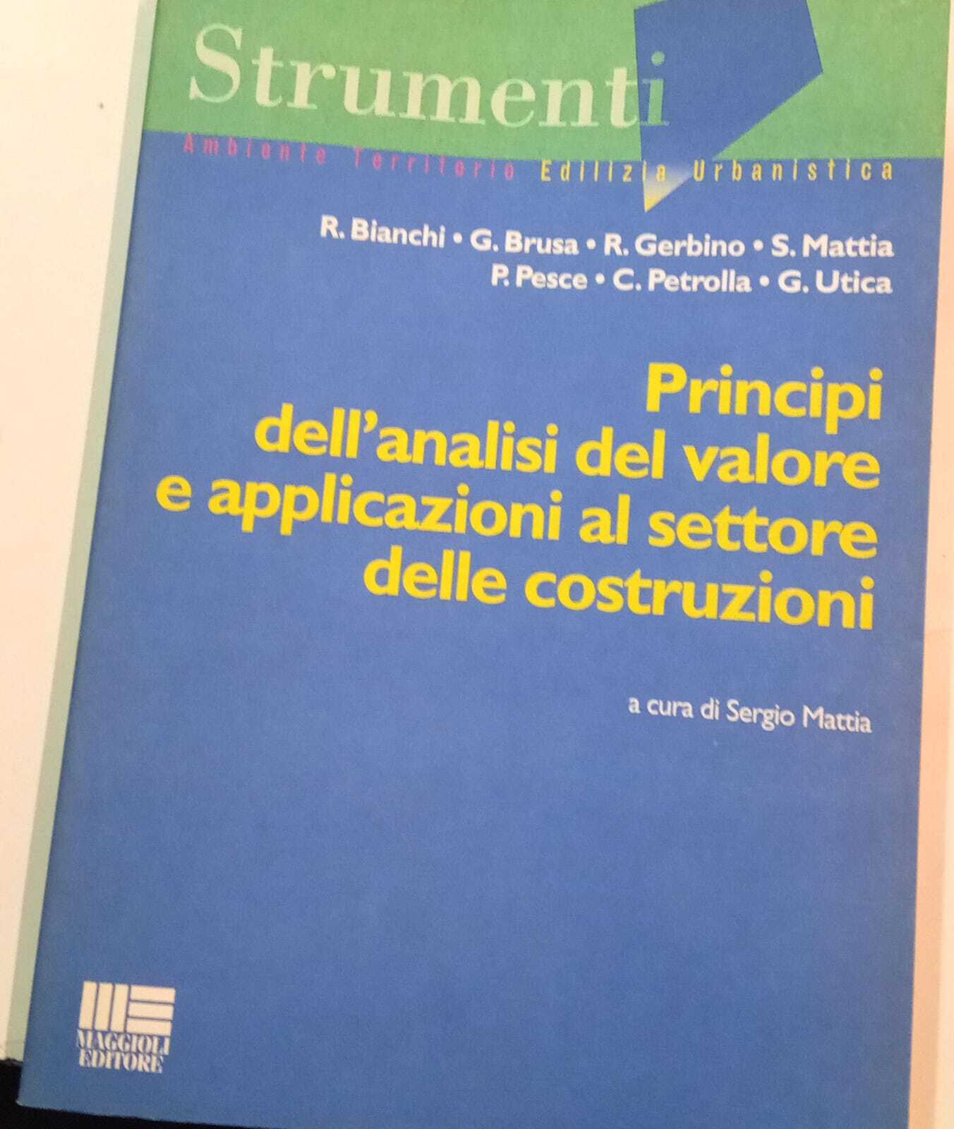 Principi dell'analisi del valore e applicazioni al settore delle costruzioni