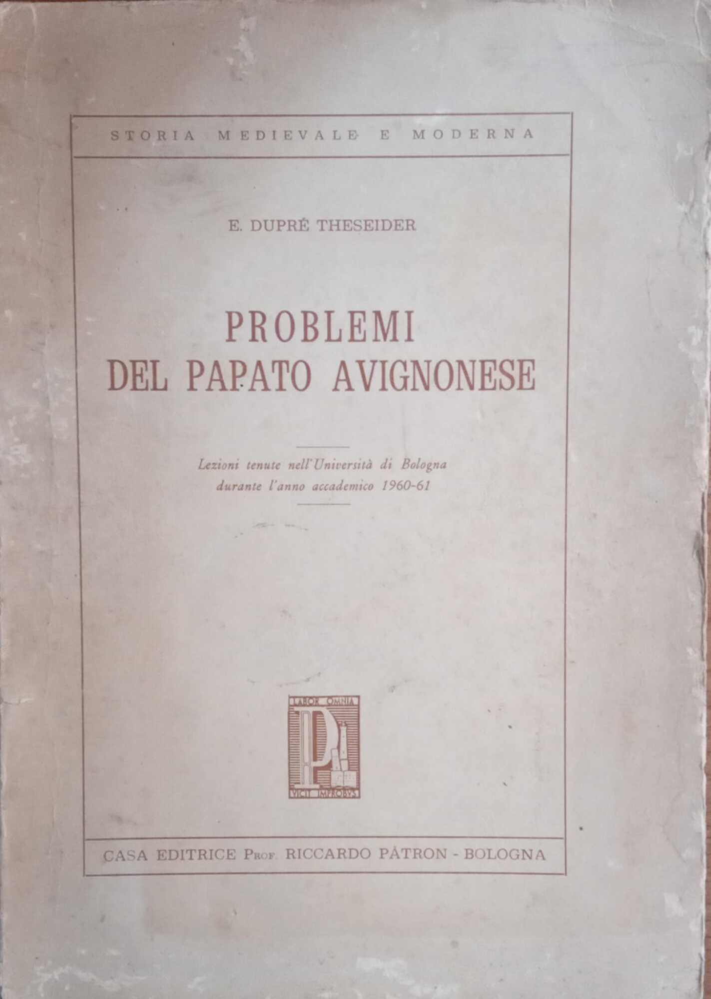 Problemi del papato avignonese