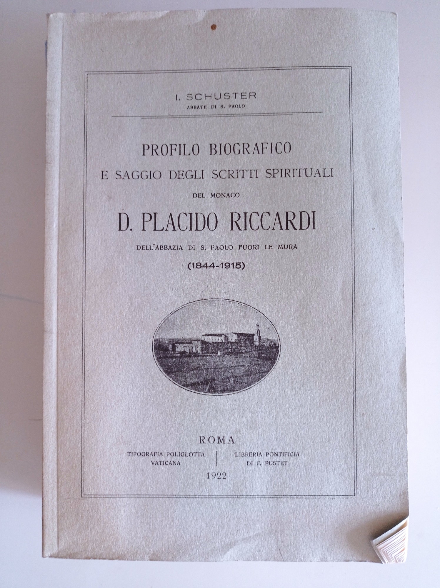 Profilo biografico e saggio degli scritti spirituali del monaco D. …