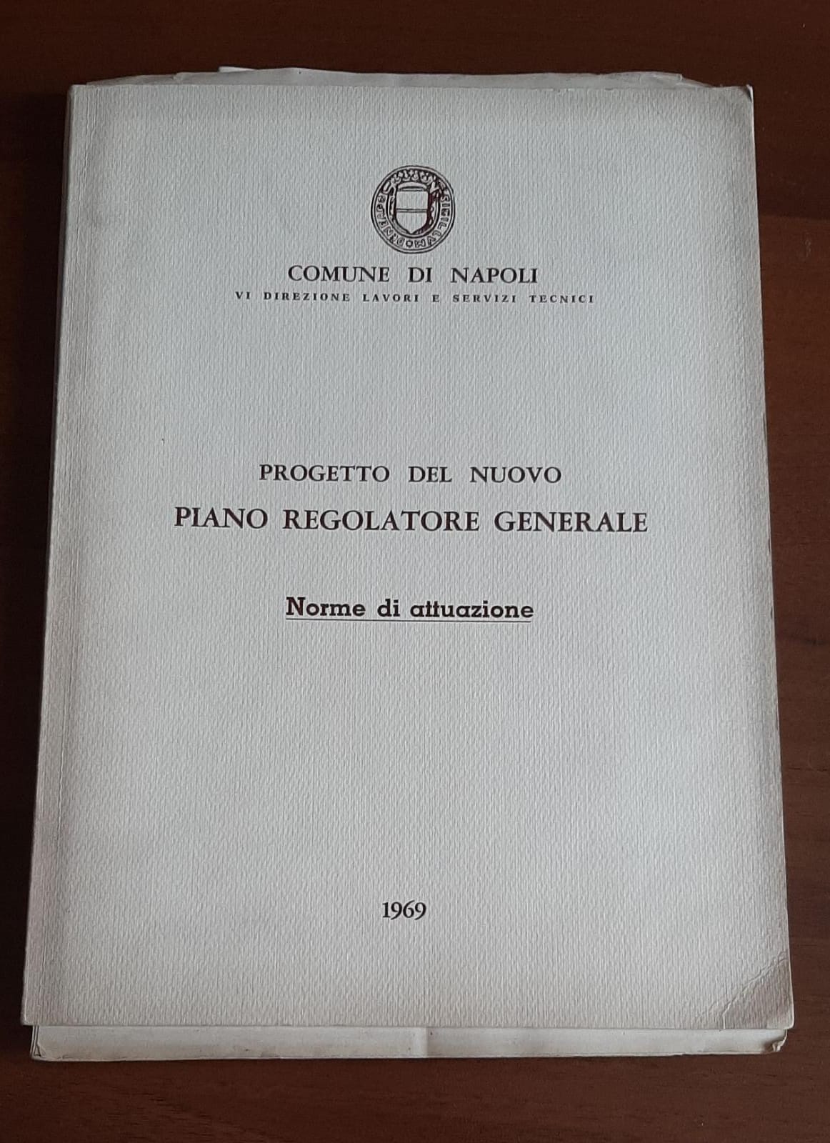 PROGETTO DEL NUOVO PIANO REGOLATORE GENERALE