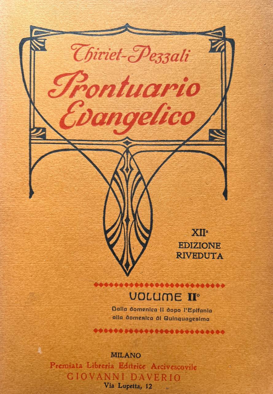 Prontuario evangelico di tutte le domeniche. Volume II
