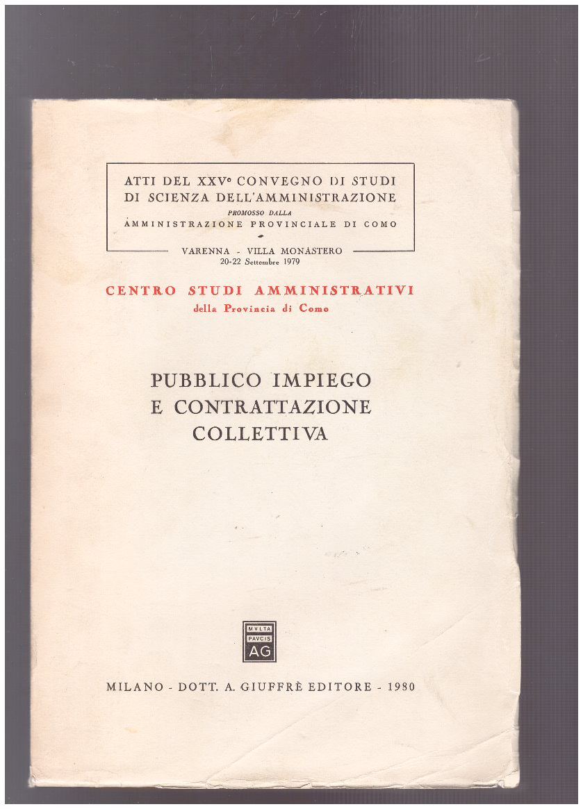 Pubblico Impiego e contrattazione collettiva