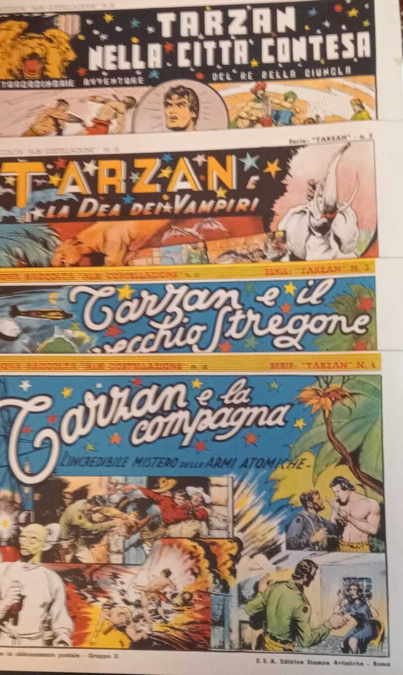 Raccolta "Albi costellazione", serie Tarzan n. 1/4.