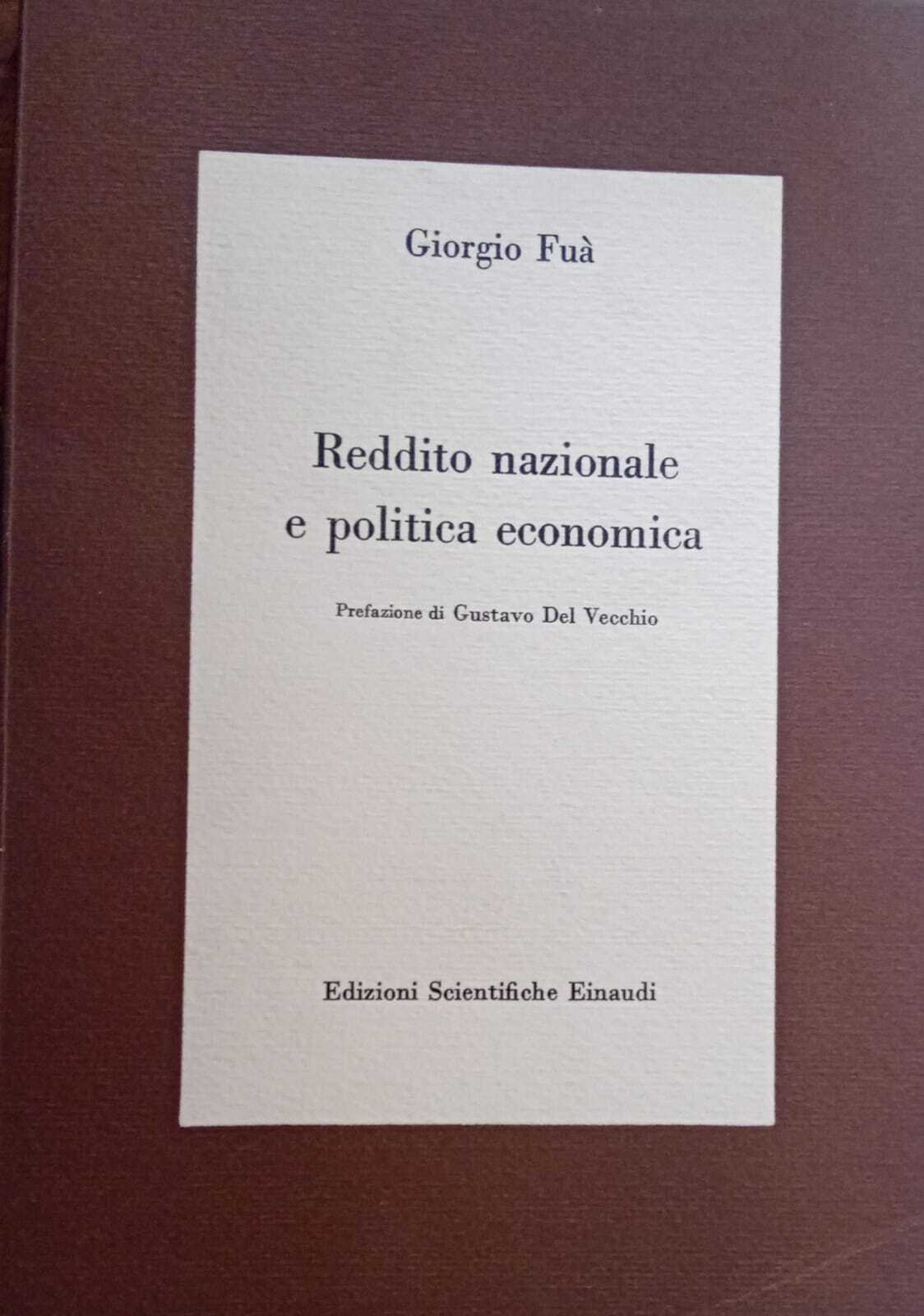 Reddito nazionale e politica economica