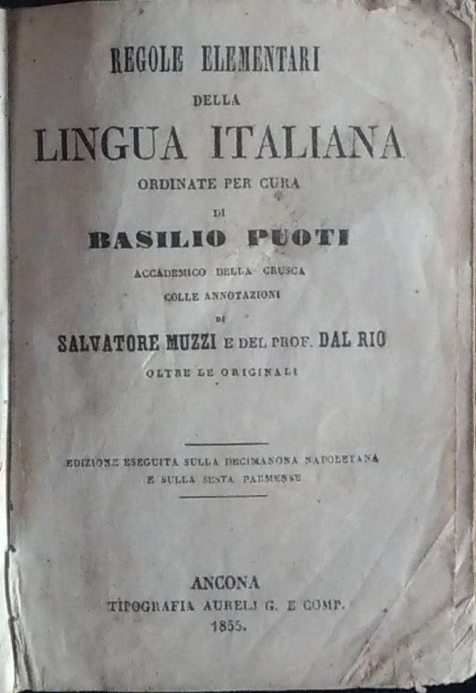 Regole elementari della lingua italiana