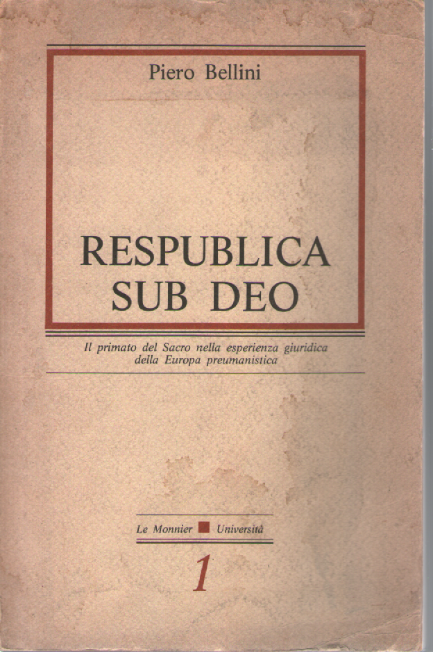 Respublica sub Deo.