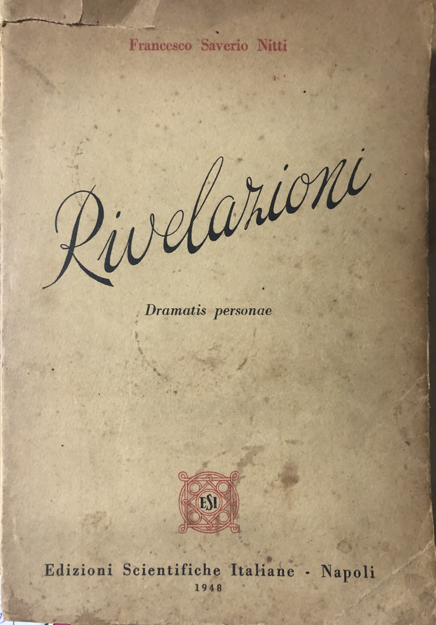 Rivelazioni. Dramatis personae