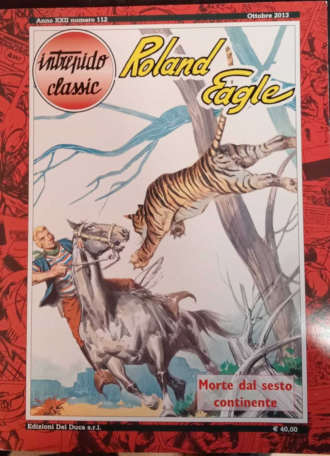 Roland Eagle n. 112. Morte dal sesto continente. Collana " …