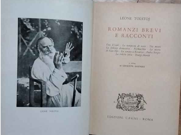 Romanzi brevi e racconti
