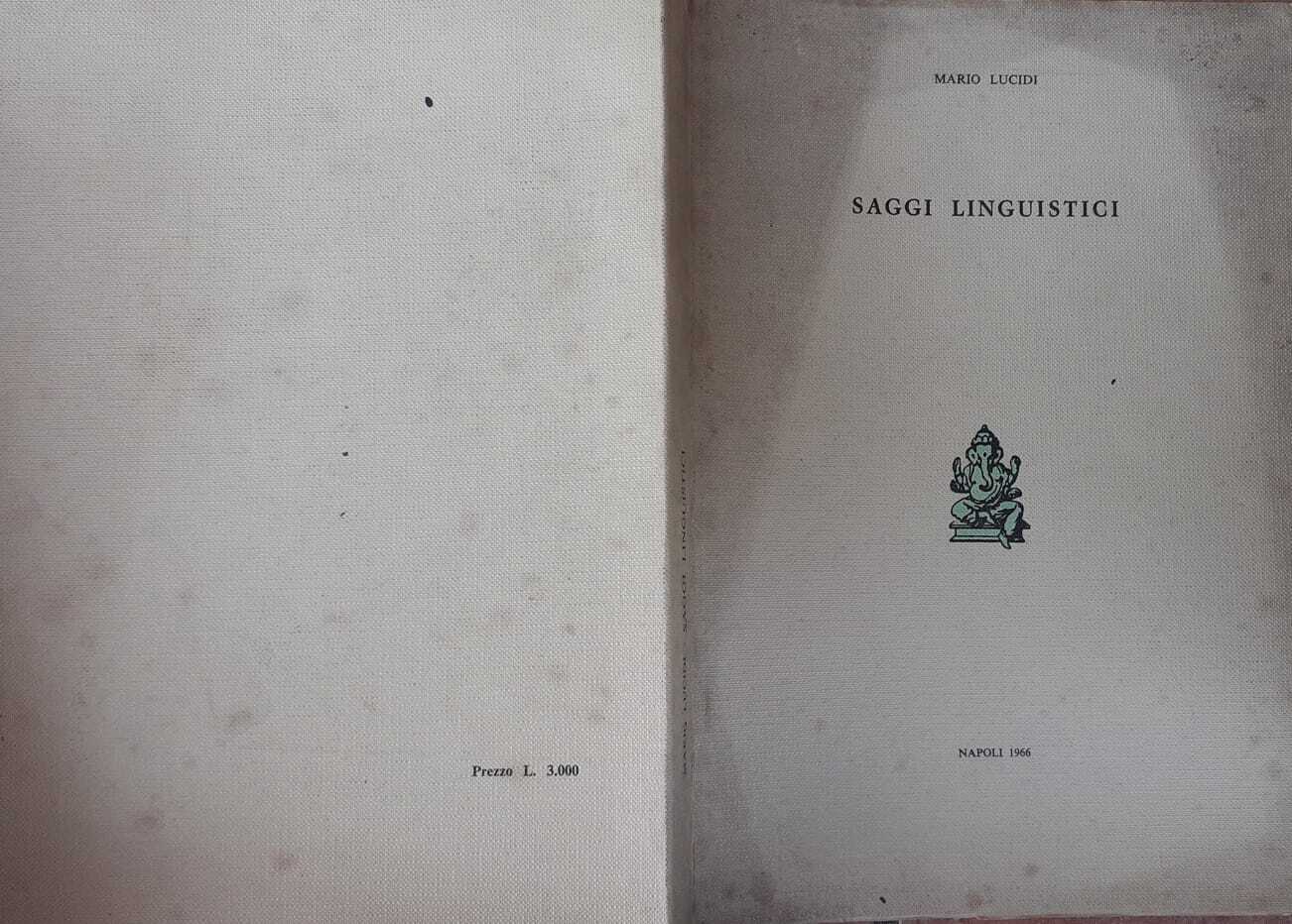 Saggi linguistici