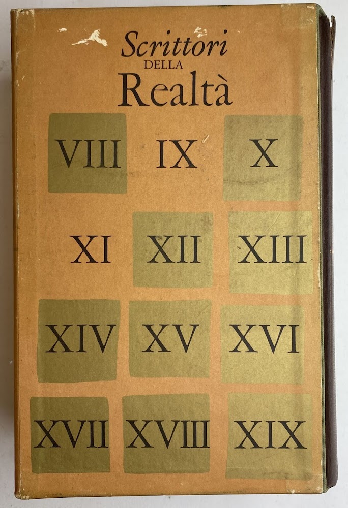 Scrittori della realtà dall'VIII al XIX secolo