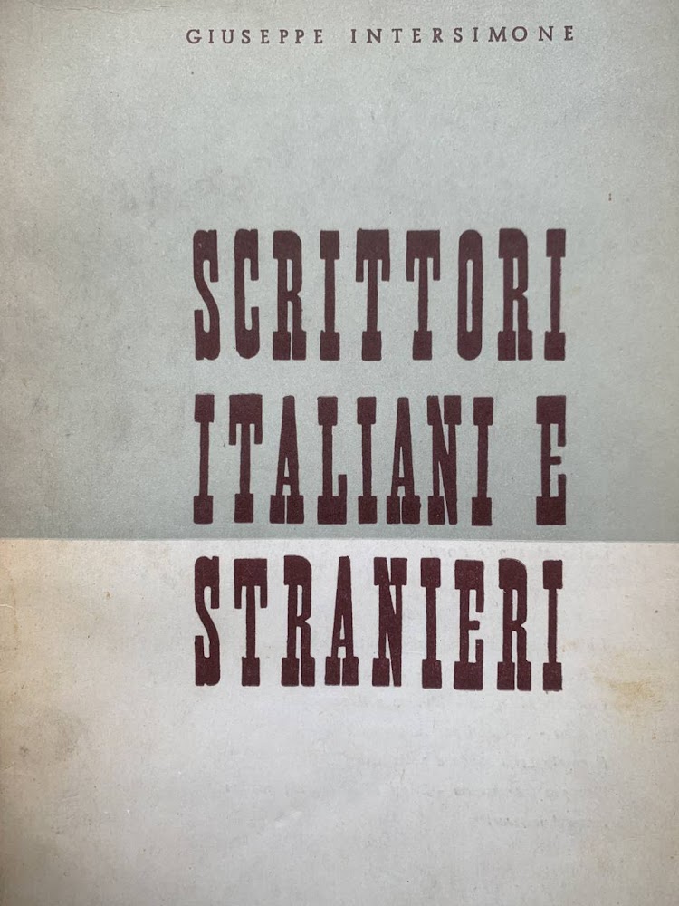 Scrittori italiani e stranieri