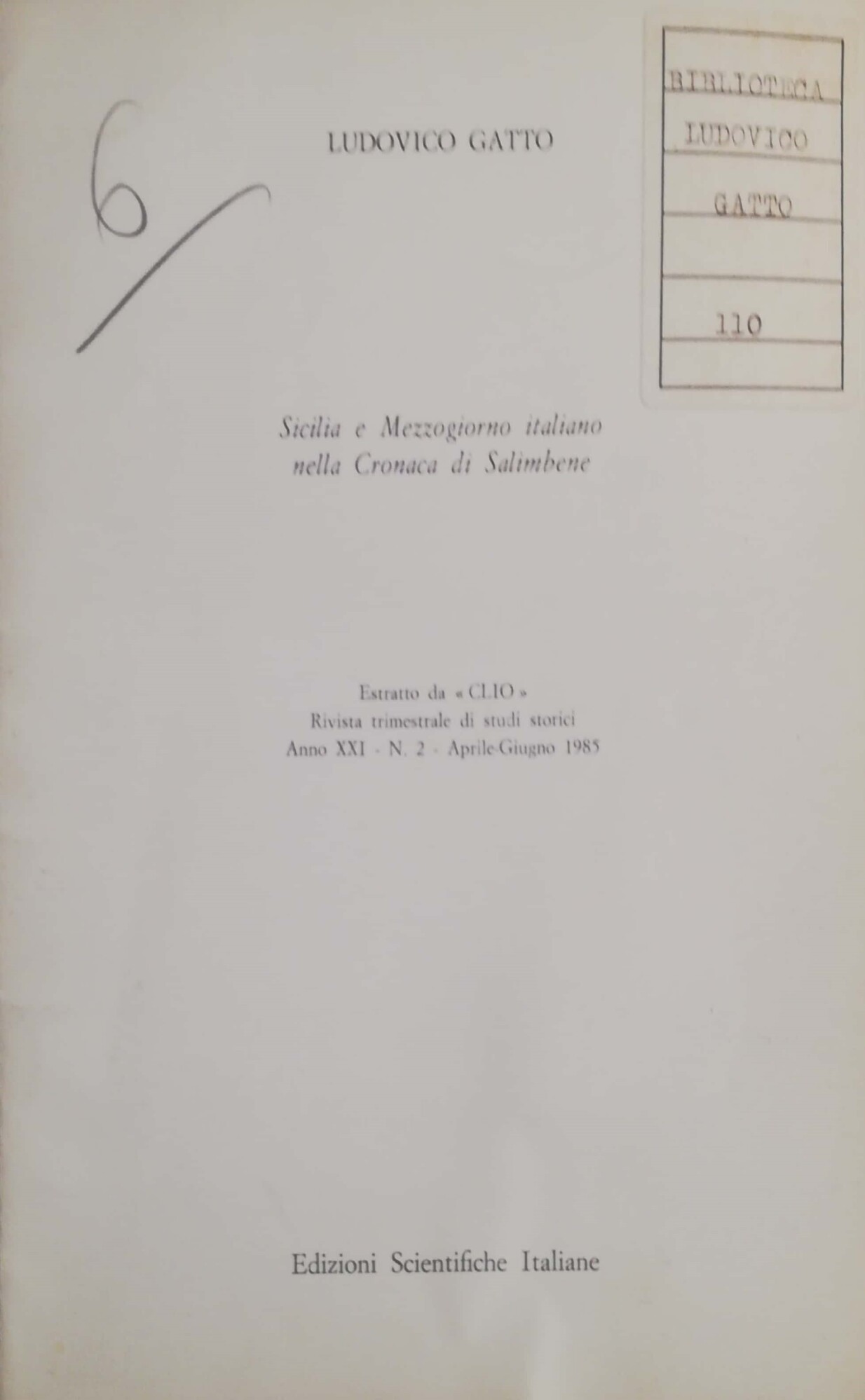Sicilia e Mezzogiorno italiano nella Cronaca di Salimbene